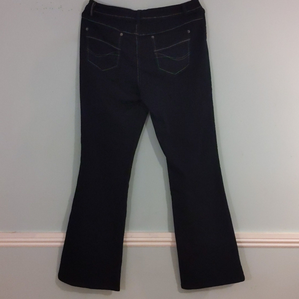 Black Boot Cut City Chic Jeans 16